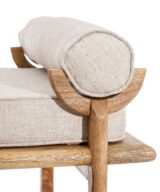 Sofá deco natural-marrón 147 x 66 x 62 cm