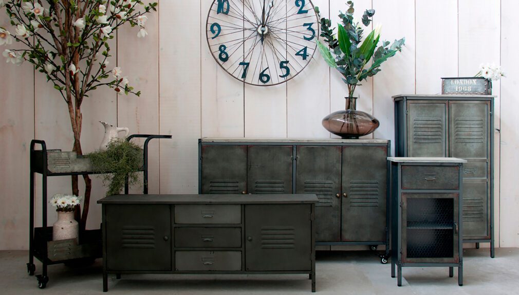 Mueble tv crieff Hierro Industrial 120x30x51