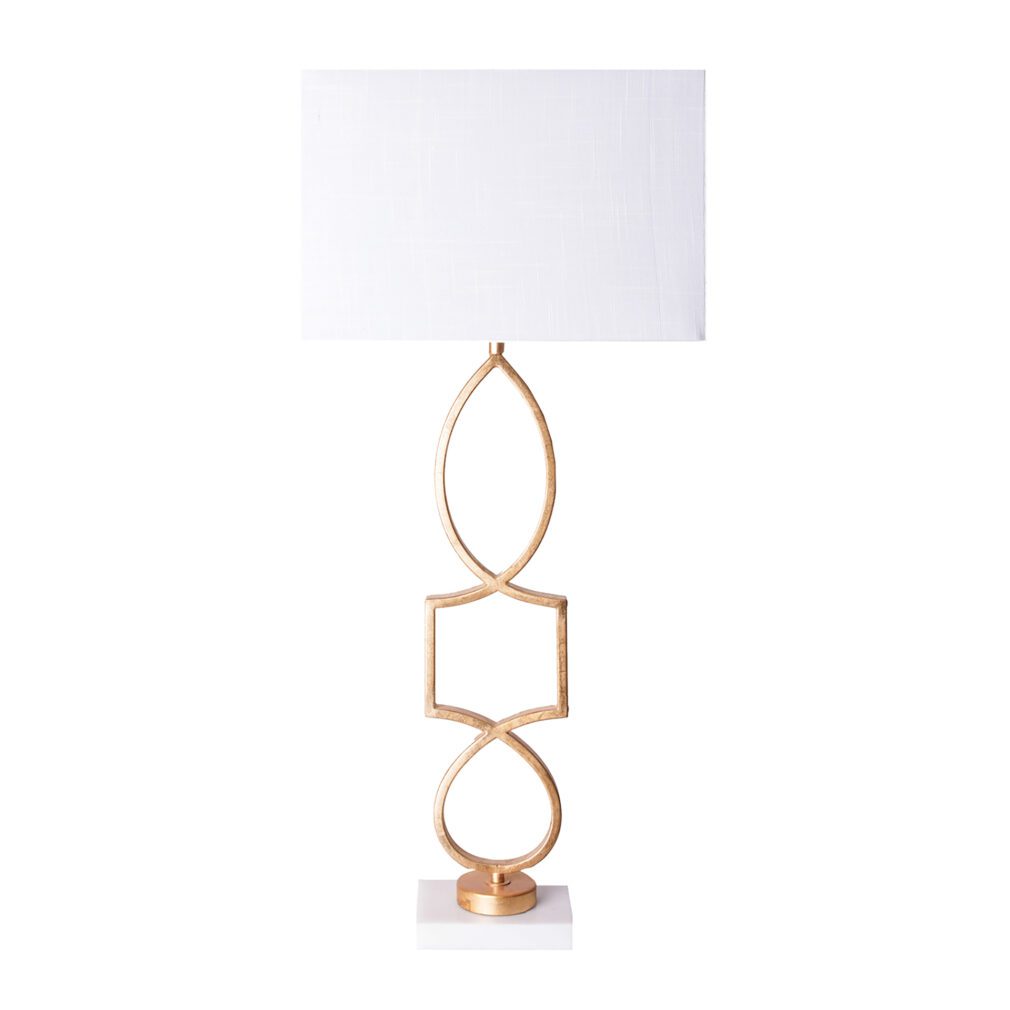 Lámpara de sobremesa Acero Art deco 36x23x81