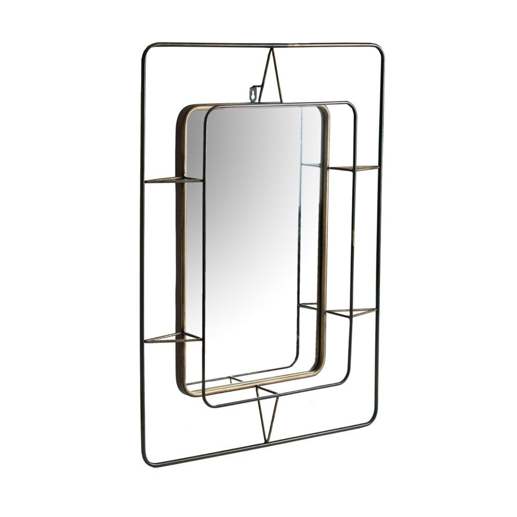 Espejo Hierro Art deco 57x10x77