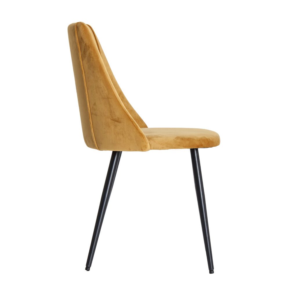 Silla olbia Terciopelo Art deco 50x53x86