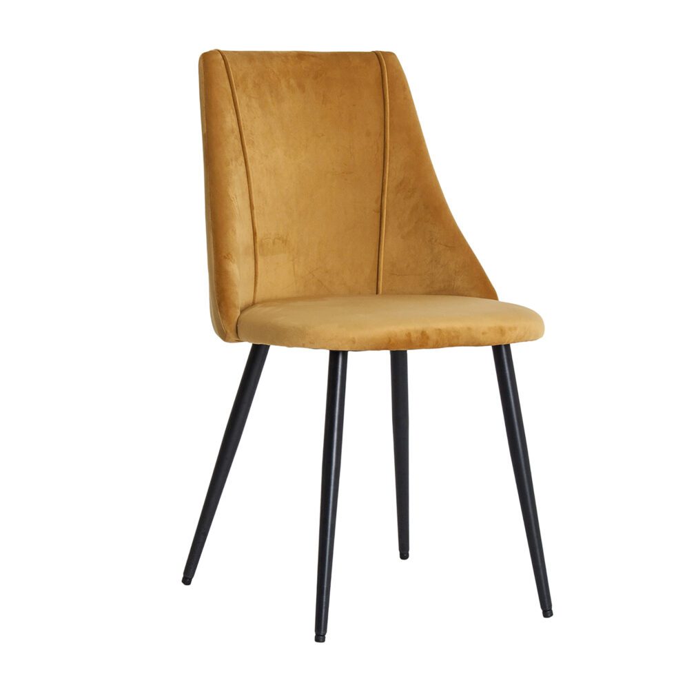 Silla olbia Terciopelo Art deco 50x53x86