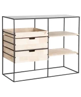 Multicajonera sibota Hierro Industrial 100x40x80