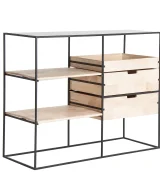 Multicajonera sibota Hierro Industrial 100x40x80