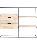 Multicajonera sibota Hierro Industrial 100x40x80