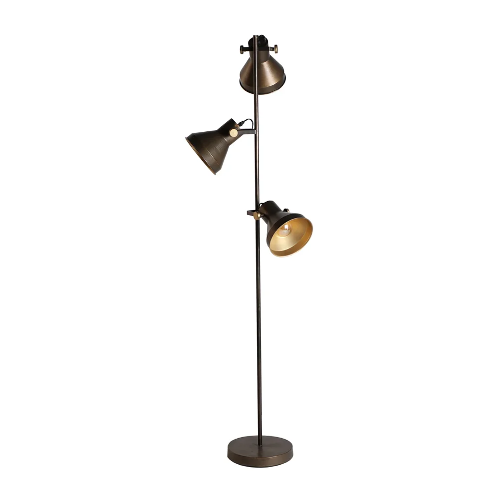 Lámpara de pie Hierro Art deco 46x42x160