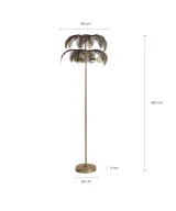 Lámpara de pie palmera lucerna