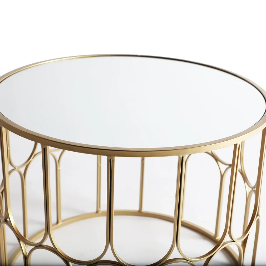 Mesa auxiliar vazia Hierro Art deco 60x60x50