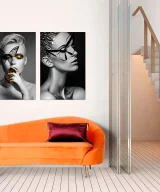 Mesa auxiliar vazia Hierro Art deco 60x60x50