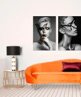 Mesa auxiliar vazia Hierro Art deco 60x60x50