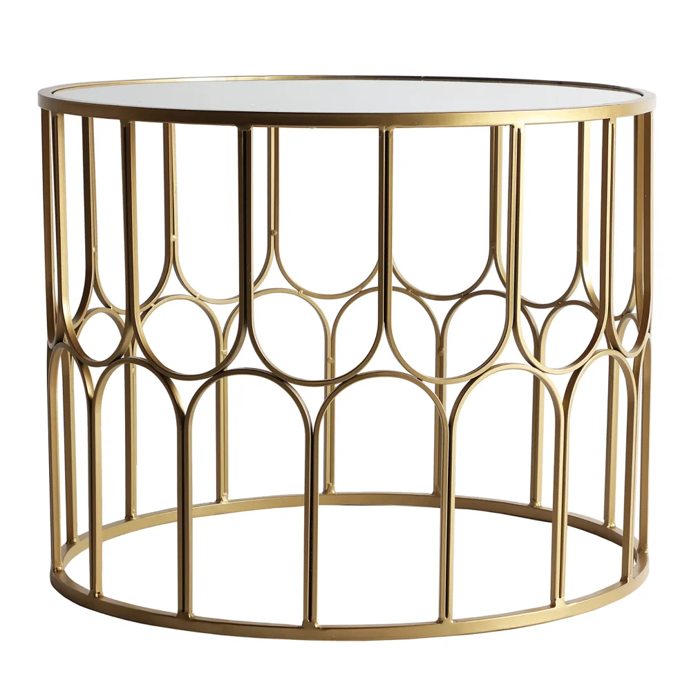 Mesa auxiliar vazia Hierro Art deco 60x60x50