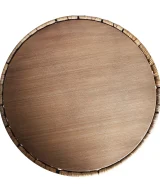 Pack de 2 Mesa auxiliar meze Ratán Contemporáneo 42x42x51