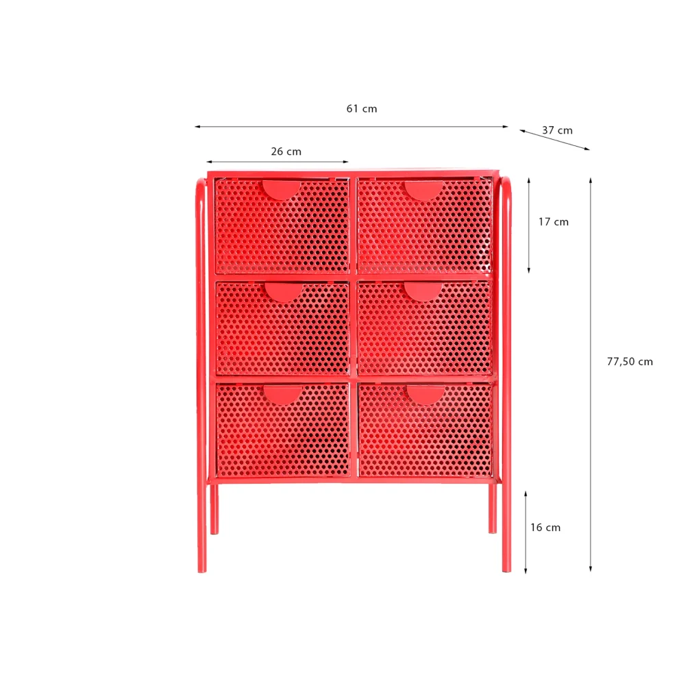 Mesita arvert Hierro Kitsh 61x37x77