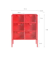 Mesita arvert Hierro Kitsh 61x37x77