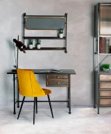 Espejo straw Hierro Industrial 88x19x80