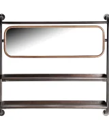 Espejo straw Hierro Industrial 88x19x80