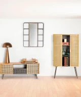 Espejo varese Hierro Industrial 63x12x75