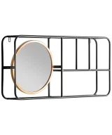 Espejo varese Hierro Industrial 74x12x35