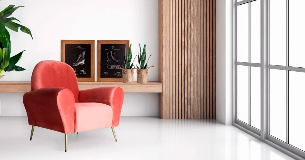 Sillón thou Terciopelo Art deco 94x77x95