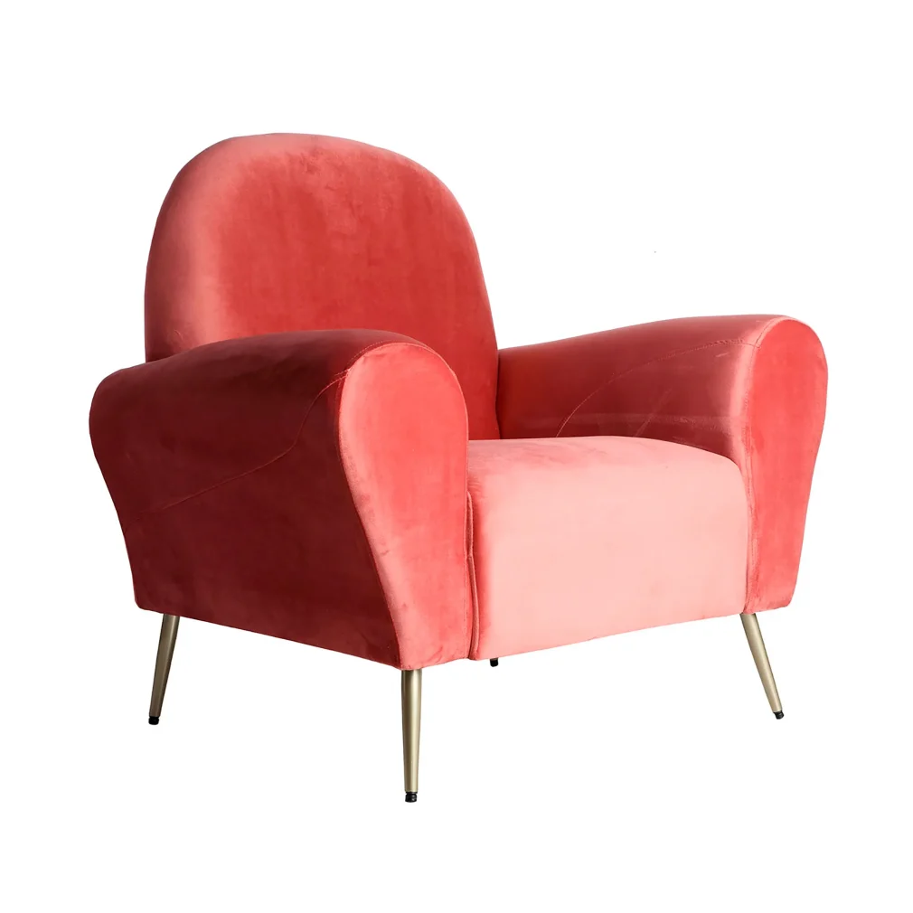 Sillón thou Terciopelo Art deco 94x77x95