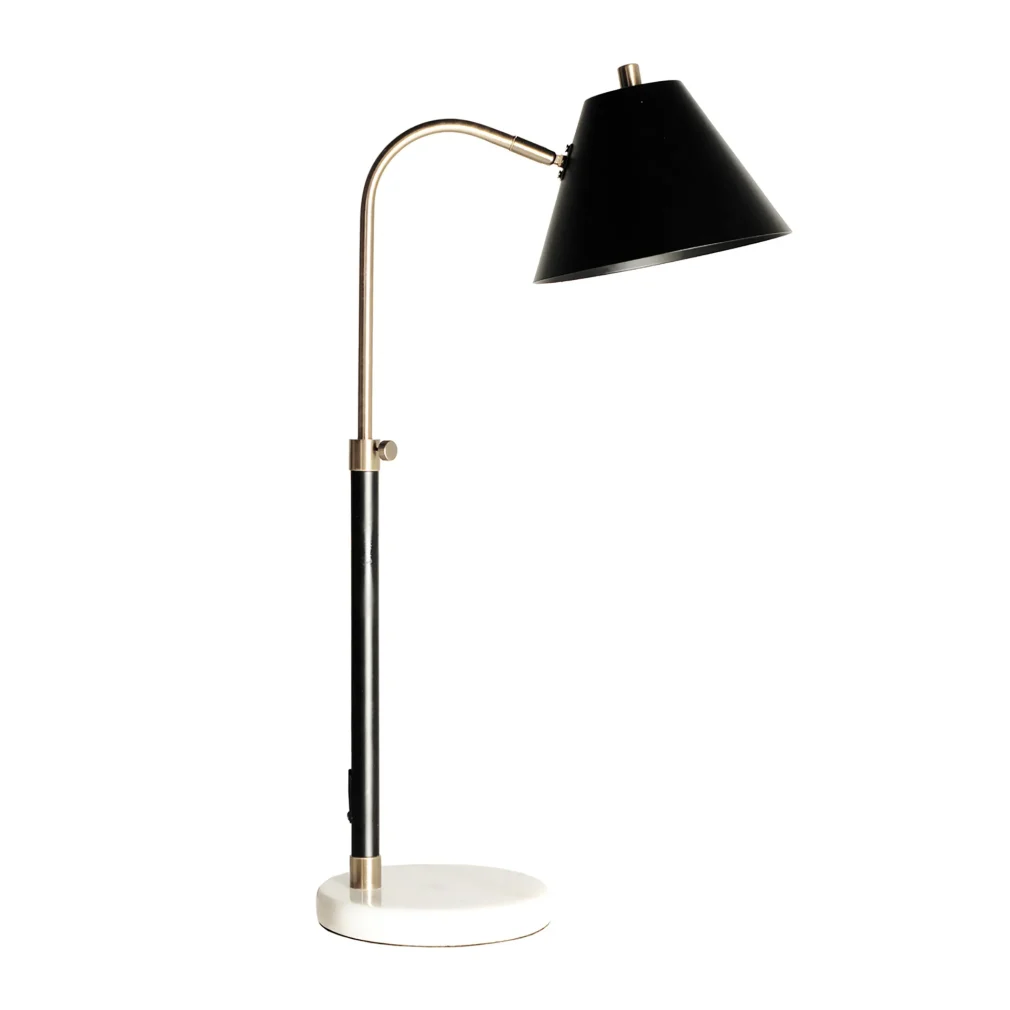 Pack de 2 Lámpara de sobremesa Hierro Art deco 18x37x63