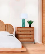 Pack de 2 Lámpara de sobremesa Hierro Kitsh 35x35x70