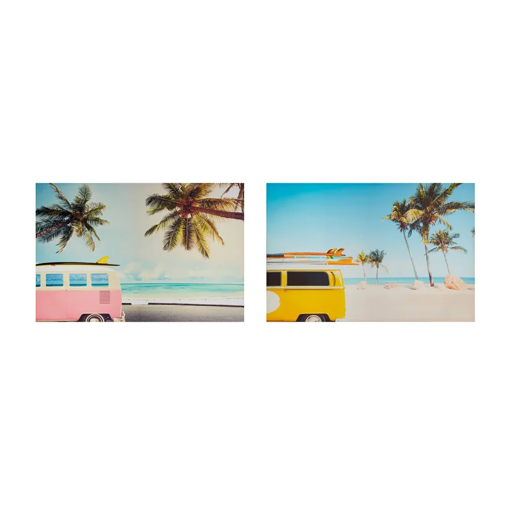 Pack de 2 Lienzo j/2 beach