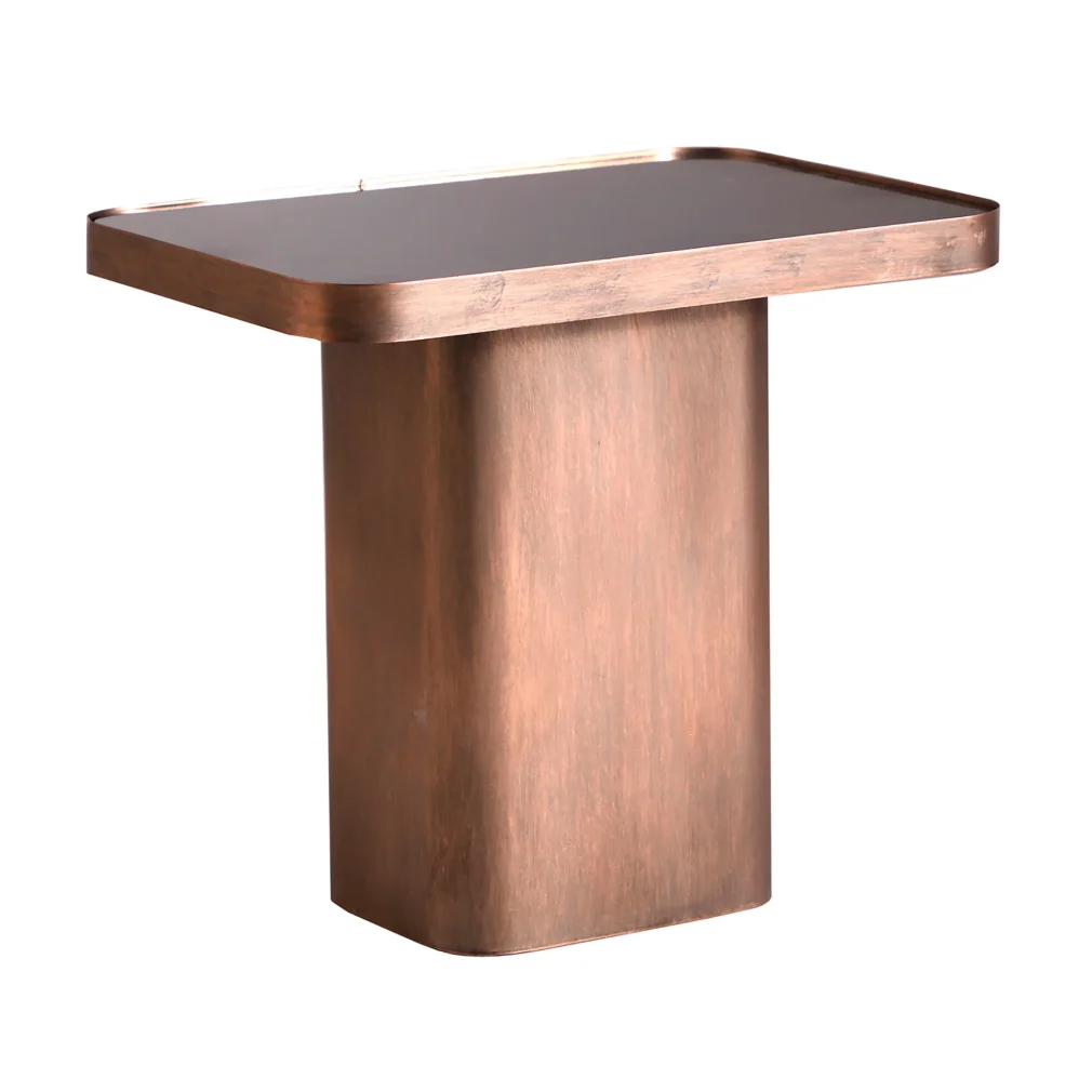 Mesa auxiliar bream Hierro Vintage 50x35x45