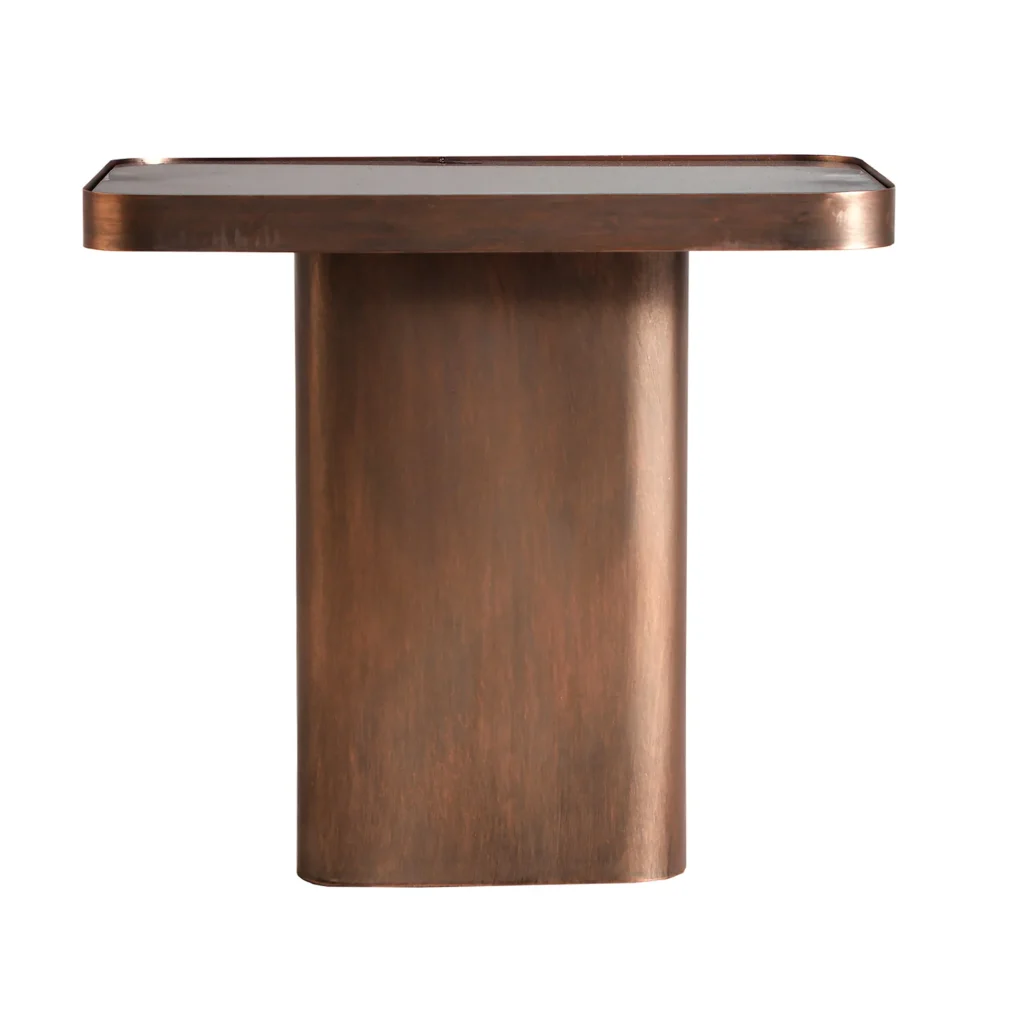 Mesa auxiliar bream Hierro Vintage 50x35x45