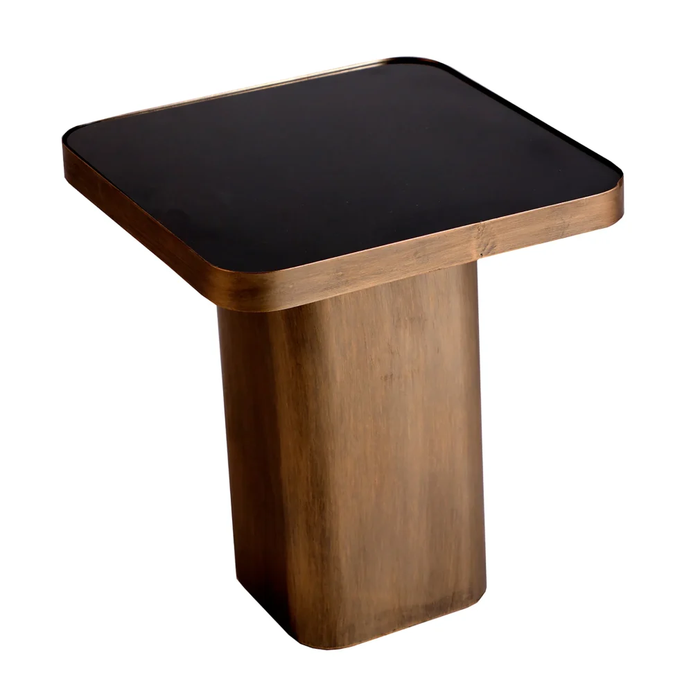 Mesa auxiliar bream Hierro Vintage 40x40x45