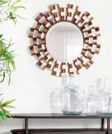 Espejo bream Hierro Art deco 73x4x73