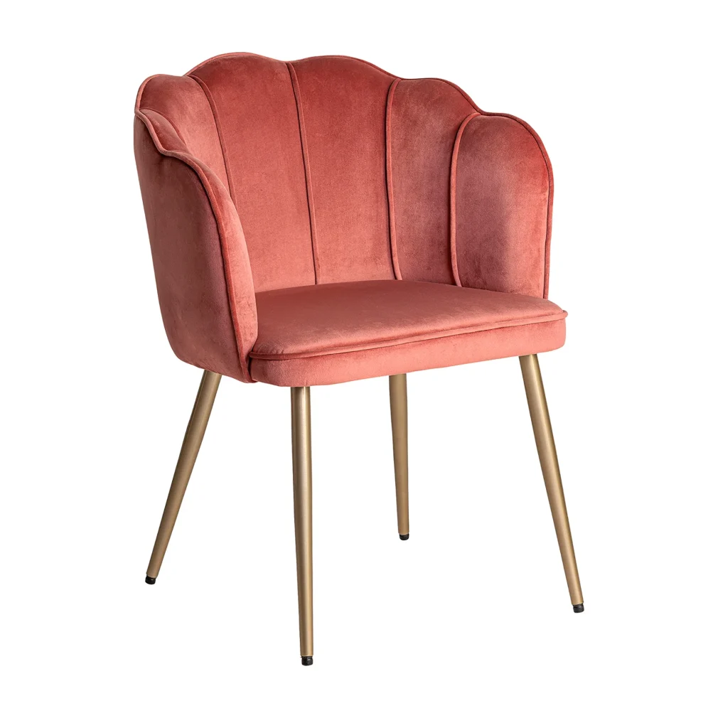 Sillón thou Terciopelo Art deco 60x54x79