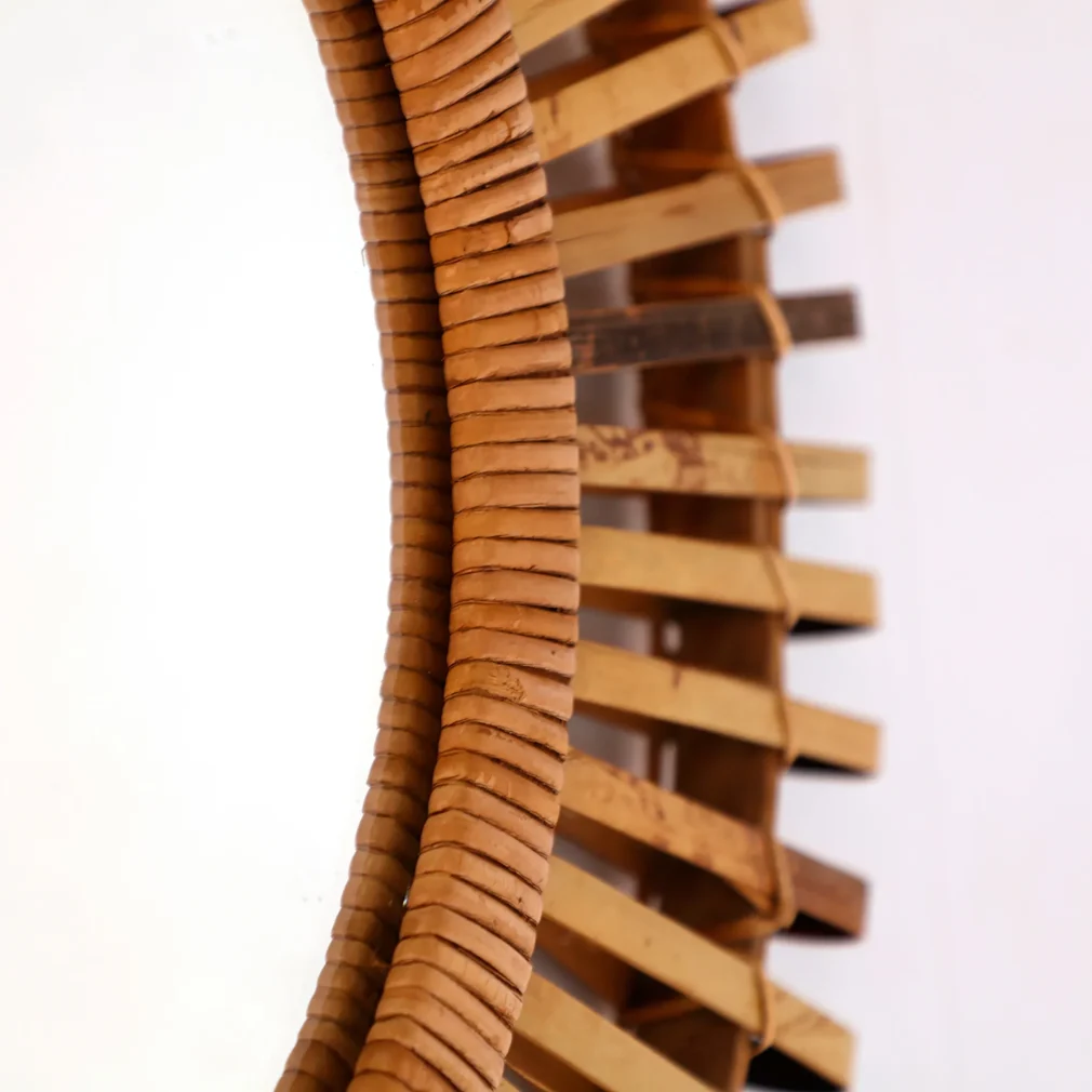 Espejo arteaga Bambú Contemporáneo 67x5x67