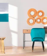 Espejo Bambú Contemporáneo 91x9x69