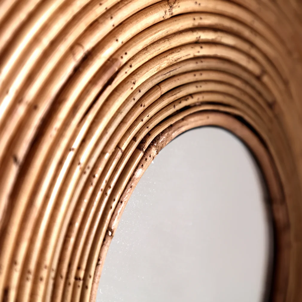 Espejo Bambú Contemporáneo 72x8x64