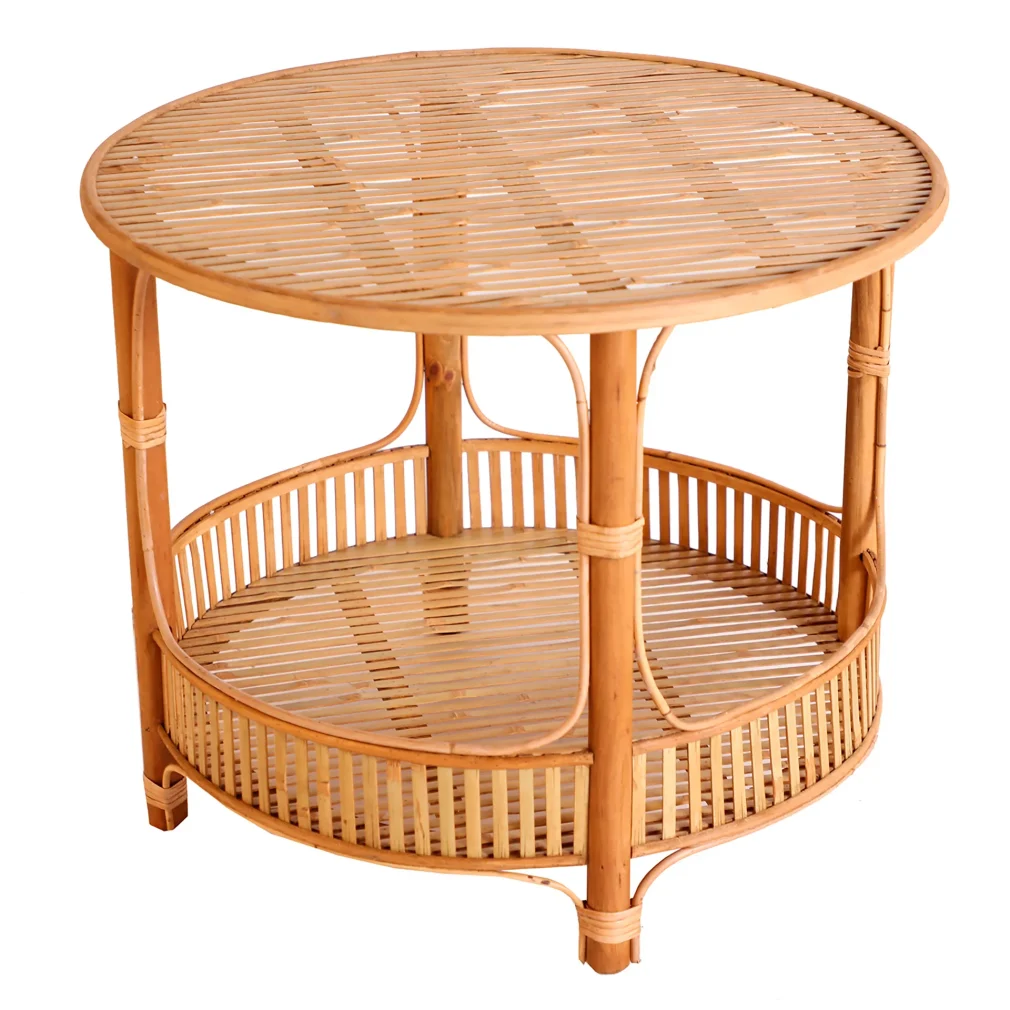 Mesa auxiliar arteaga Bambú Nórdico 61x61x50