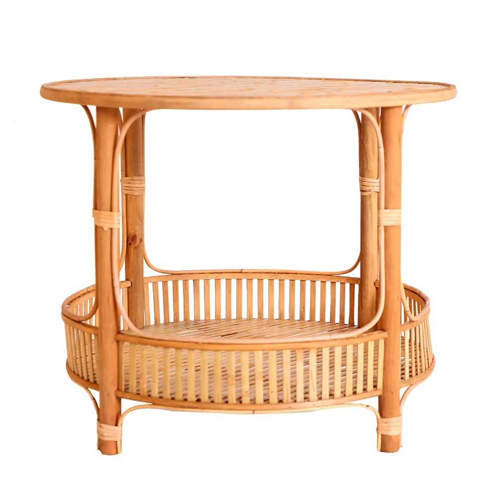 Mesa auxiliar arteaga Bambú Nórdico 61x61x50