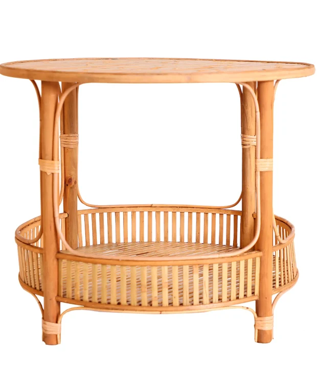 Mesa auxiliar arteaga Bambú Nórdico 61x61x50