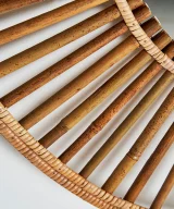 Espejo arteaga Bambú Contemporáneo 90x4x90