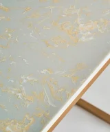 Mesa auxiliar bleg Hierro Art deco 50x50x55
