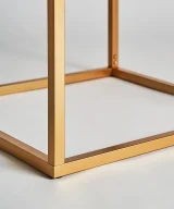 Mesa auxiliar bleg Hierro Art deco 50x50x55