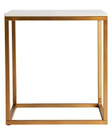 Mesa auxiliar bleg Hierro Art deco 50x50x55