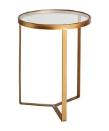 Mesa auxiliar bleg Hierro Art deco 40x40x51