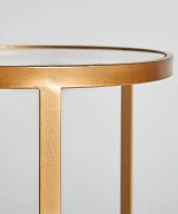 Mesa auxiliar bleg Hierro Art deco 40x40x51