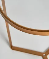 Mesa auxiliar bleg Hierro Art deco 40x40x51