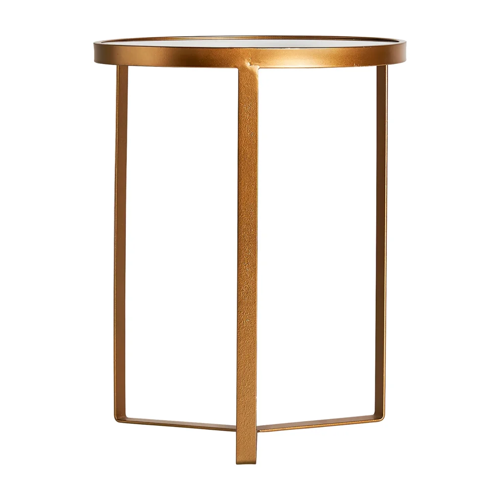 Mesa auxiliar bleg Hierro Art deco 40x40x51