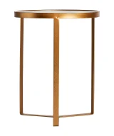 Mesa auxiliar bleg Hierro Art deco 40x40x51