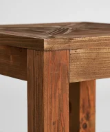 Mesa auxiliar mens Madera de pino Colonial 50x50x50