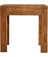 Mesa auxiliar mens Madera de pino Colonial 50x50x50