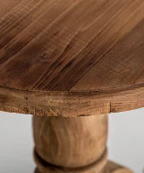 Mesa auxiliar mens Madera de pino Colonial 50x50x55